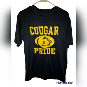Cougar Pride Sport Short Sleeve Navy T-Shirt